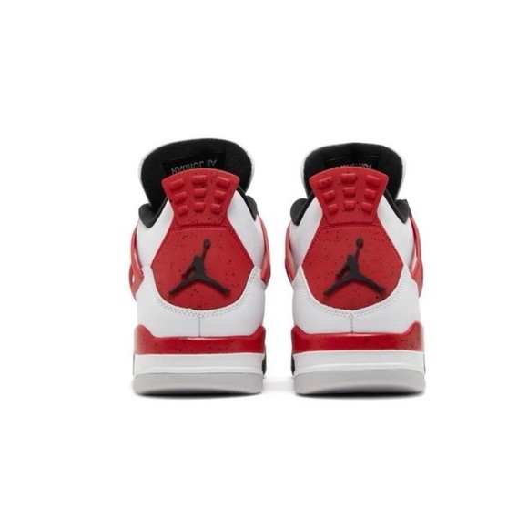 NWB Nike Sir Jordan 4 Retro Red Cement White Black DH6927-161 Men’s Size 9.5 - Picture 4 of 9
